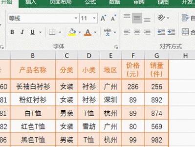 新手如何制作Excel表格（全面教程让你轻松上手Excel）